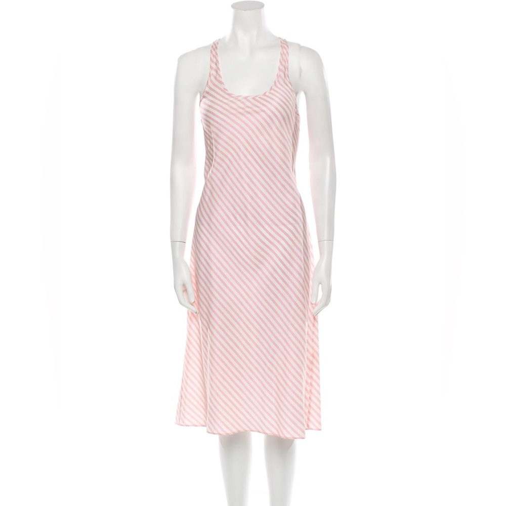T BY ALEXANDER WANG Striped Midi Dress